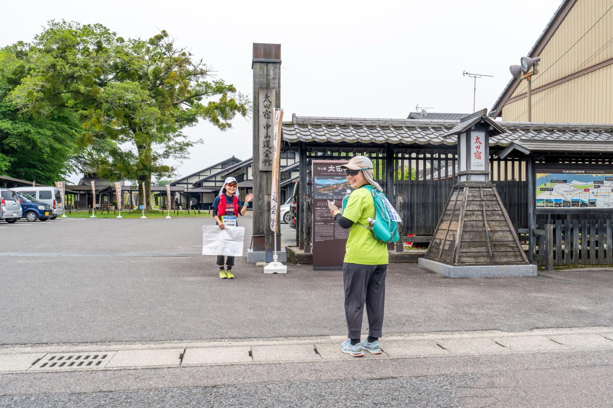 中山道会館でパチリ